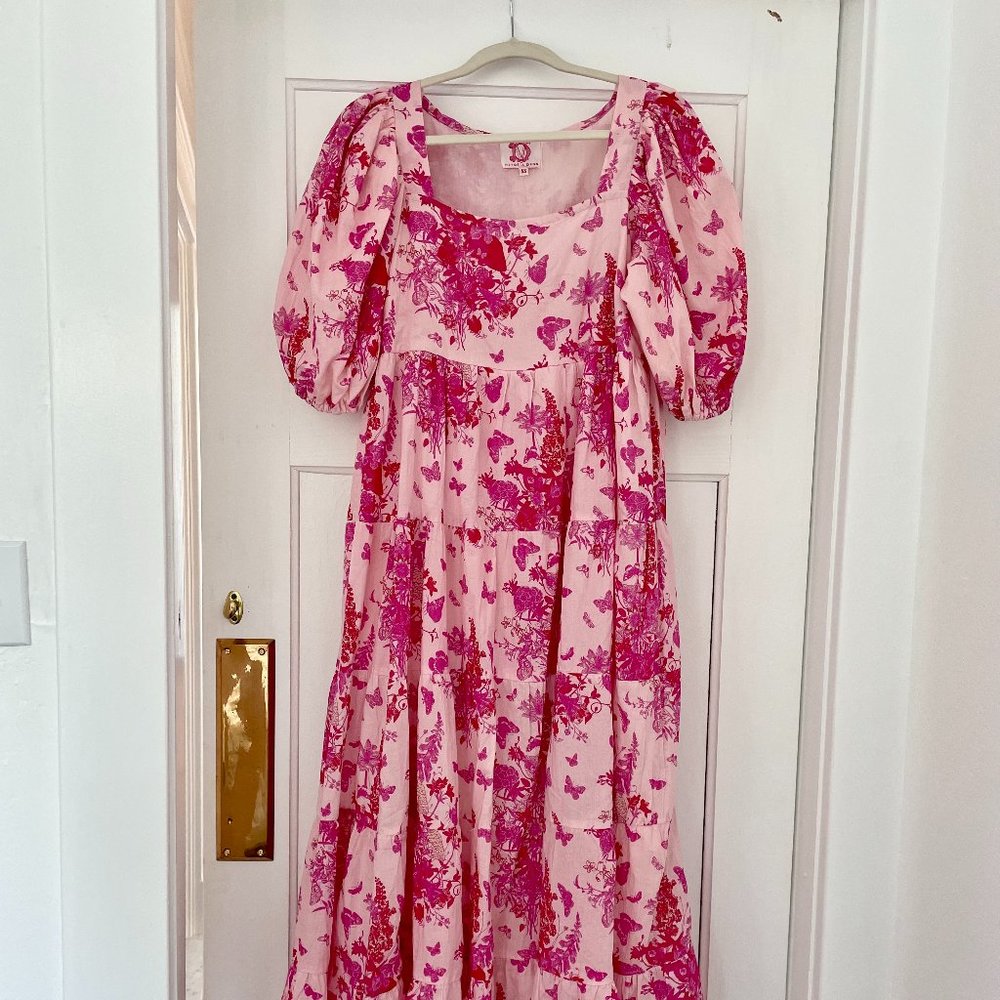 Victoria Dunn Pink Dress XS